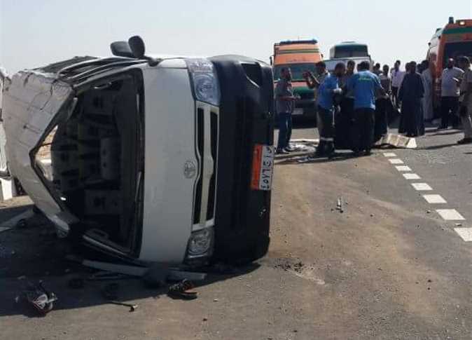 Twelve people reportedly killed in Minya road accident