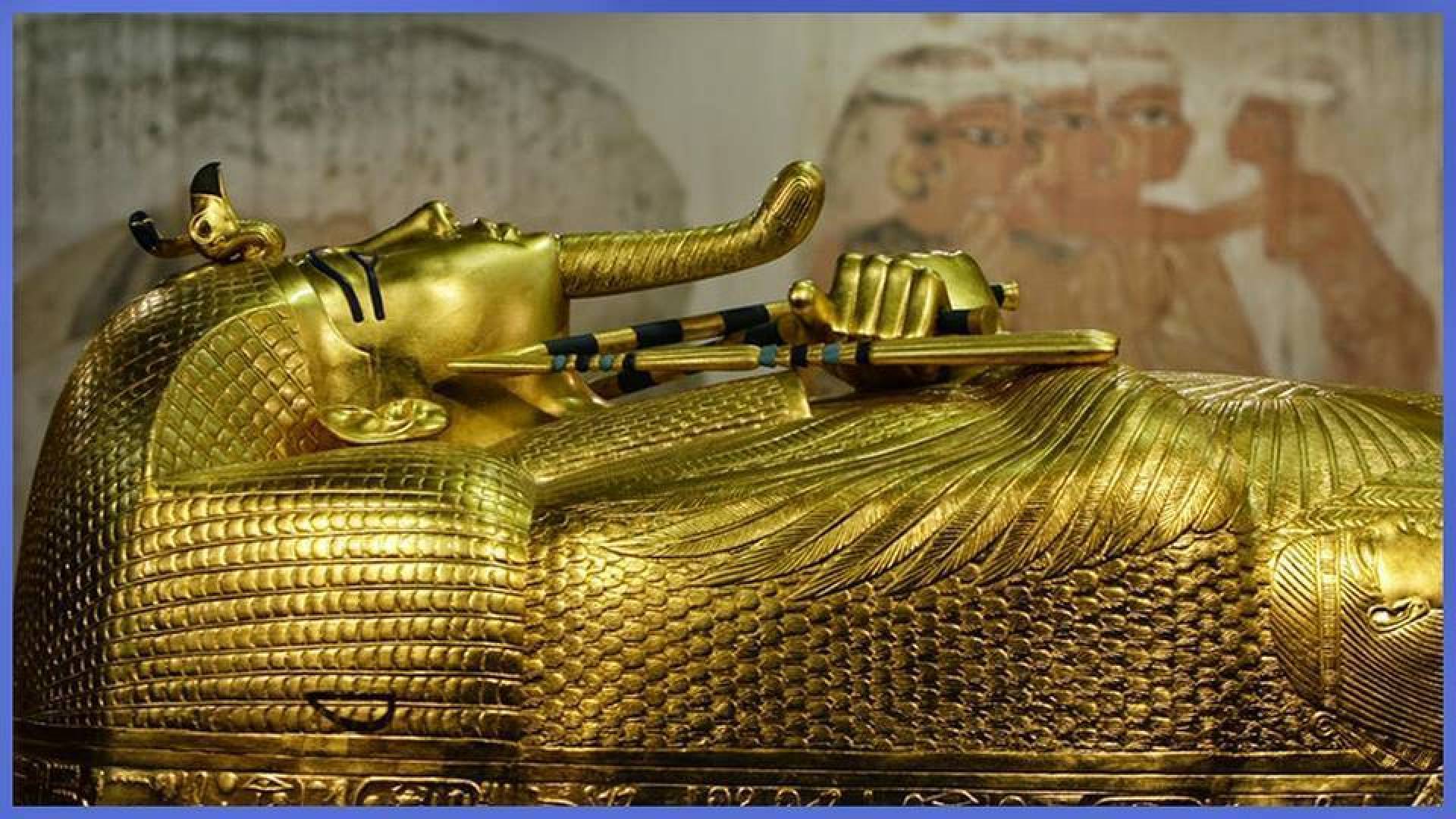 First Ever Restoration Work For Tutankhamun S Coffin Filmed Egypt