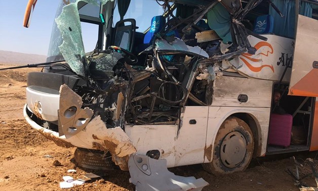 egypt tourist bus accident
