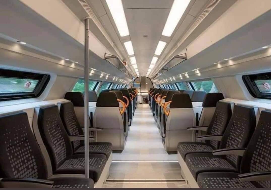 Seats of Egypt's new railroad cars2 Egypt Independent