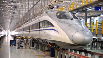 high-speed train line - Bullet train