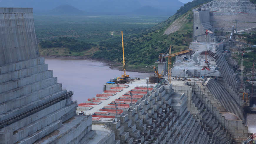 Ethiopia's Grand Renaissance Dam is under construction on the Nile River in Guba Woreda, Benishangul Gumuz Region, Ethiopia, Sept. 26, 2019. Photo by REUTERS/Tiksa Negeri