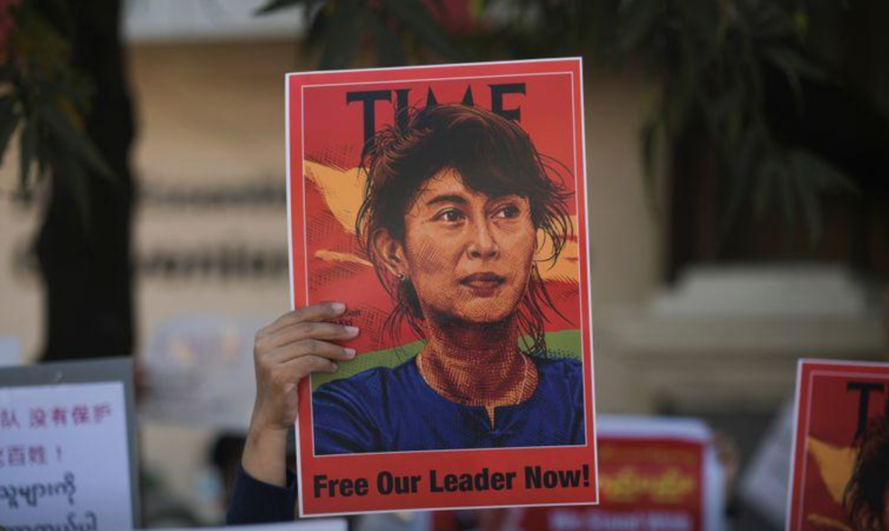 Suu Kyi aide, electoral officials arrested in Myanmar, Biden approves sanctions