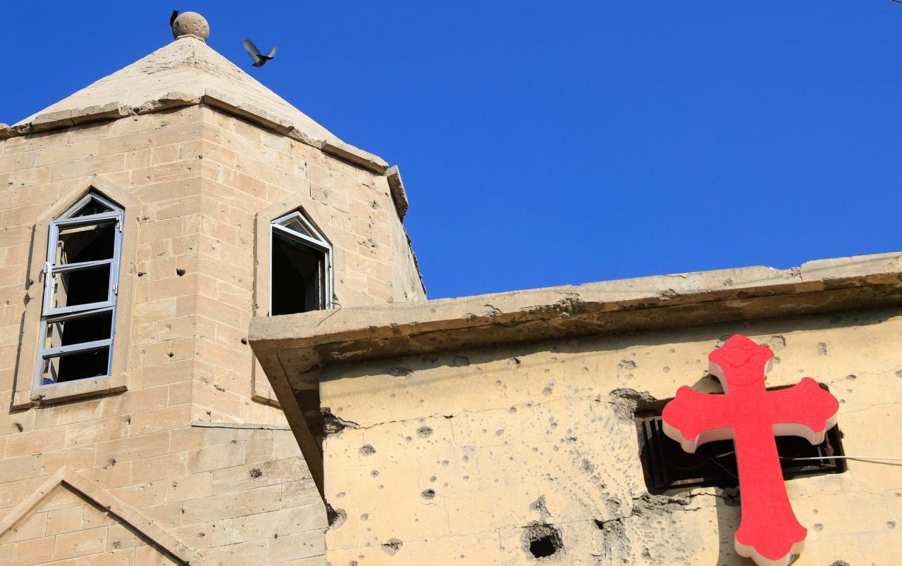 In Iraq, pope to visit Mosul churches desecrated by Islamic State