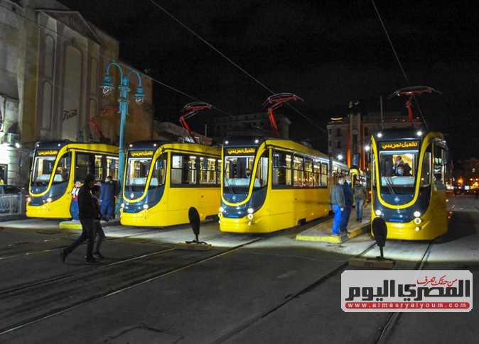 بالصور: تقدم مصر المزيد من عربات الترام الأوكرانية الجديدة إلى الإسكندرية