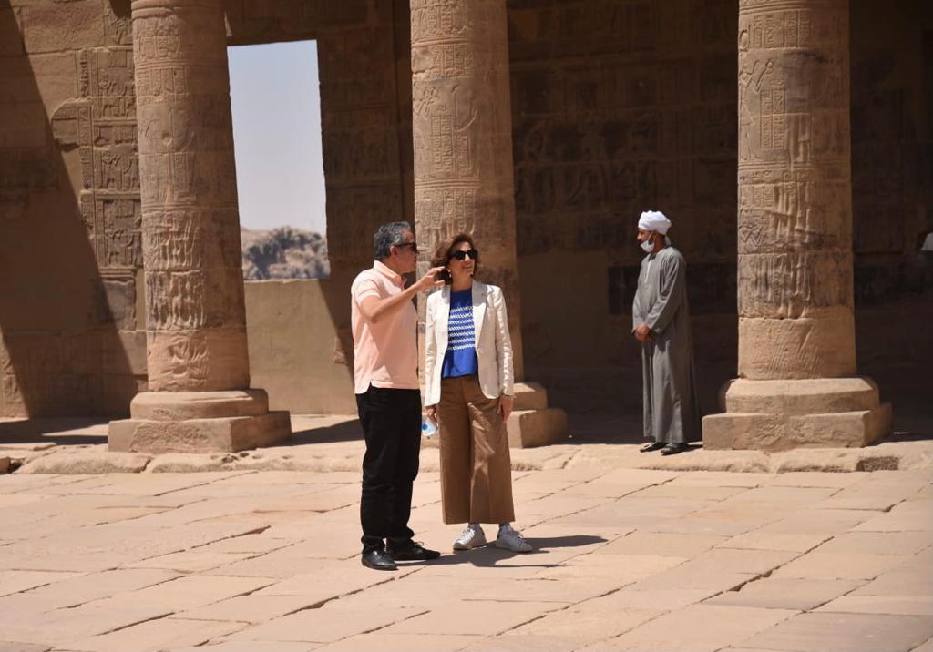 Egypts Minister Of Tourism And Antiquities Unesco Director General