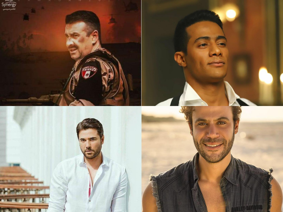 Ramadan TV series/dramas: Mohamed Ramadan-Ahmed Ezz-Mohamed Adel Emam- Karim Abdel Aziz