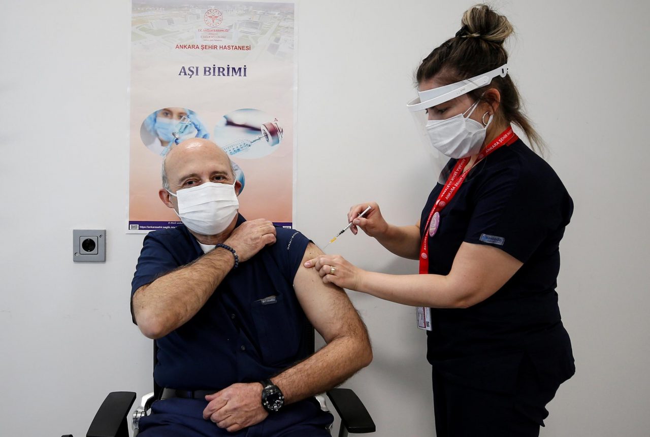 Turkey begins administering Pfizer/BioNTech COVID-19 shots