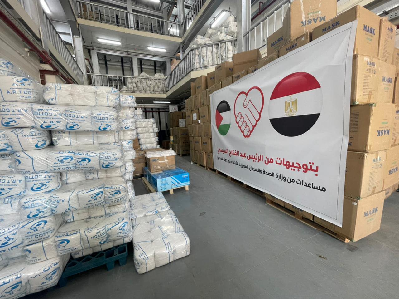 Video| Egypt sends medical aid worth LE14 million to Palestinians in Gaza
