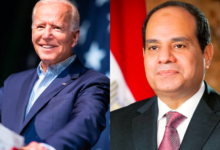 Egyptian President Abdel Fattah Al-Sisi and US President Joe Biden