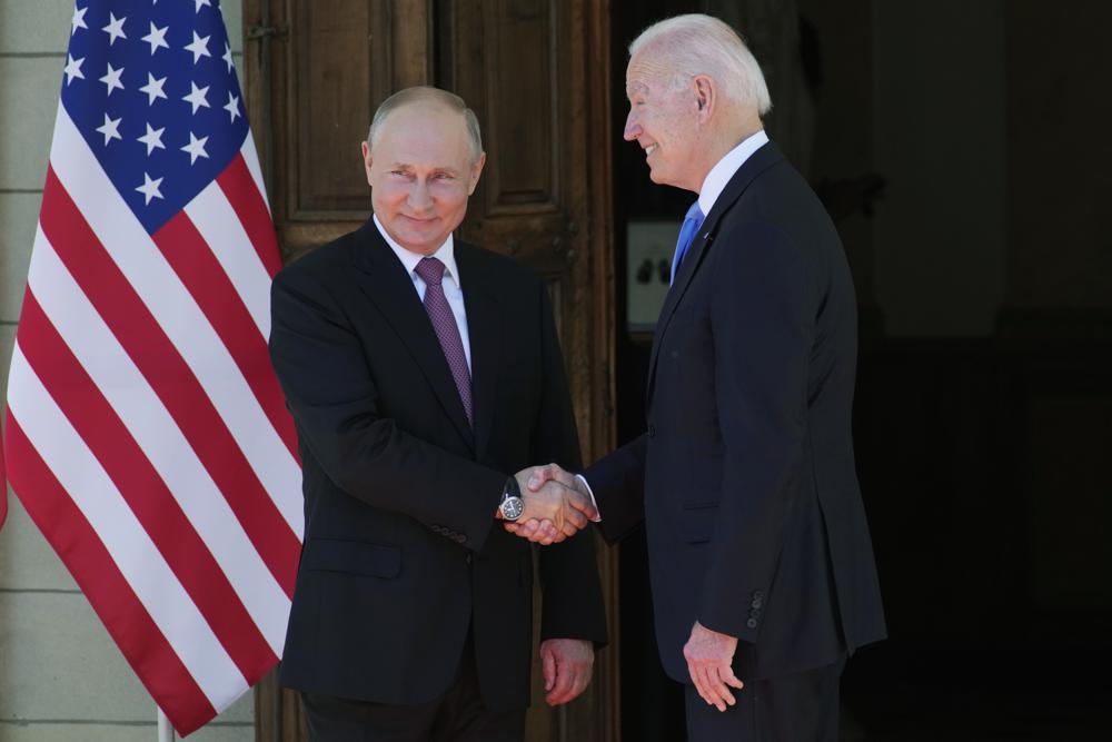 &lsquo;Two great powers&rsquo;: Biden, Putin plunge into hours of talks
