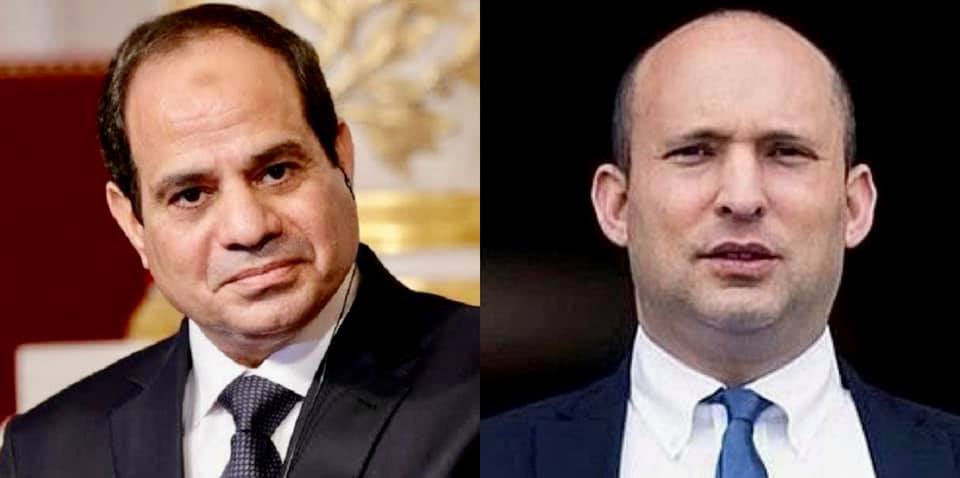 Egypt&rsquo;s Sisi holds phone talks with the new Israeli Prime Minister