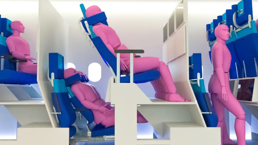 These double-decker airplane cabin concepts could be the future of flying