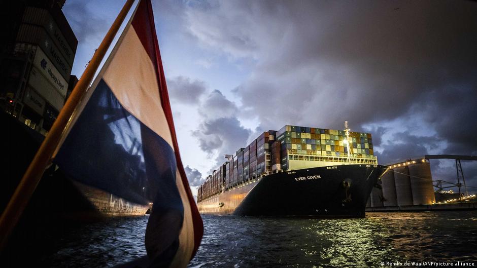 Ever Given reaches Rotterdam after Suez Canal debacle