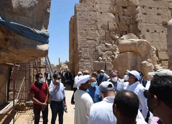 Karnak temple facades illuminated to celebrate World Tourism Day