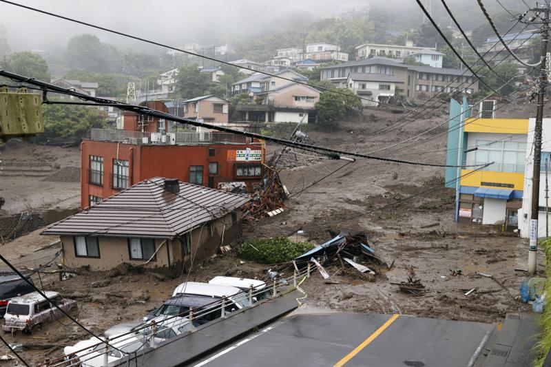 At least 19 missing as mudslide west of Tokyo hits houses