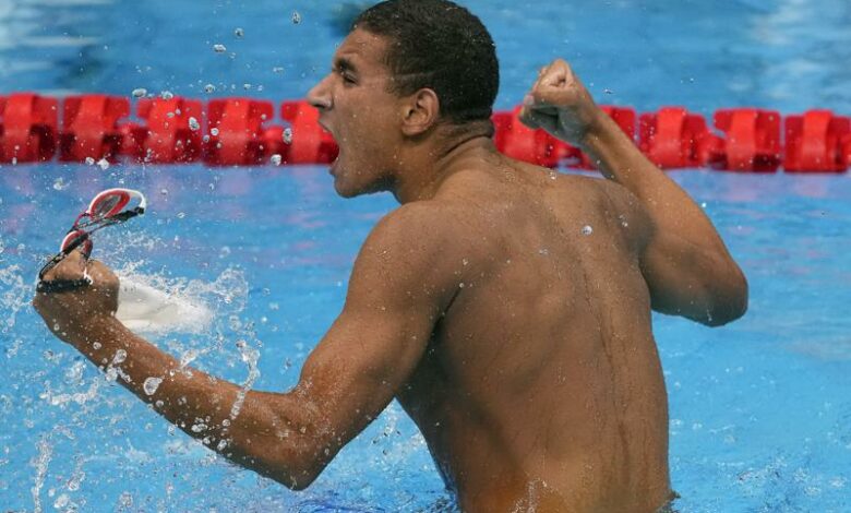 Tunisian Teen Wins Surprise Olympic Swimming Gold Egypt Independent