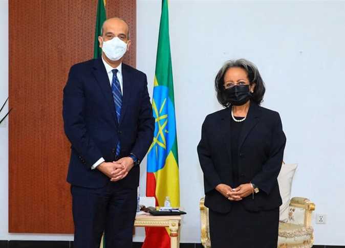 Ethiopian President, Egyptian Ambassador meet for farewell