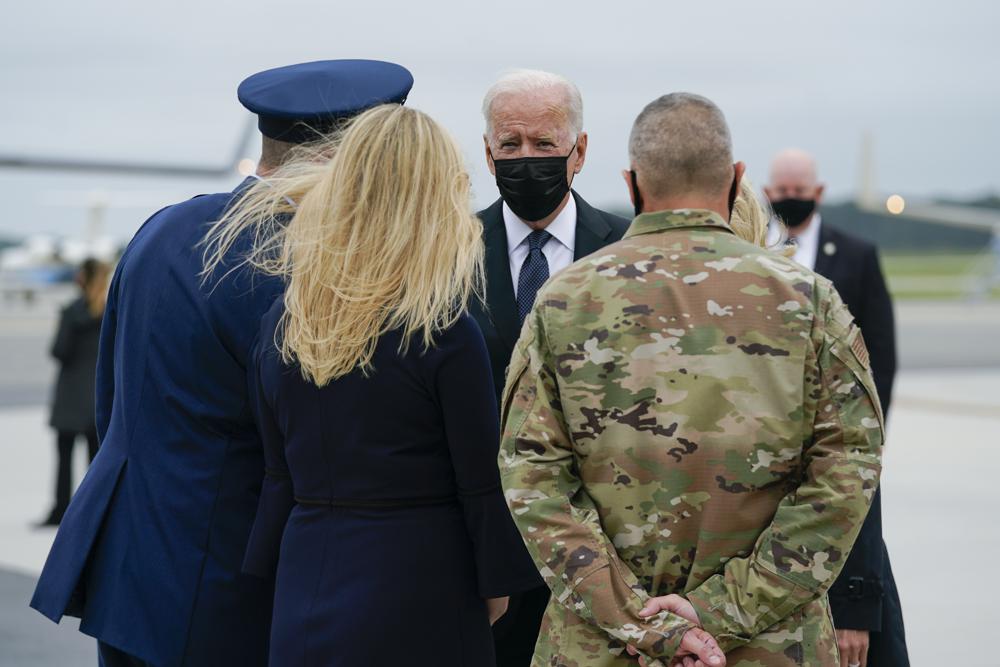 Biden paying respects to US troops killed in Afghanistan