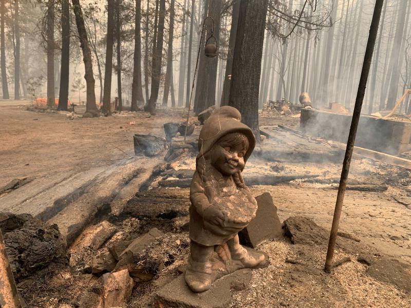 California fire threatens homes as blazes burn across West