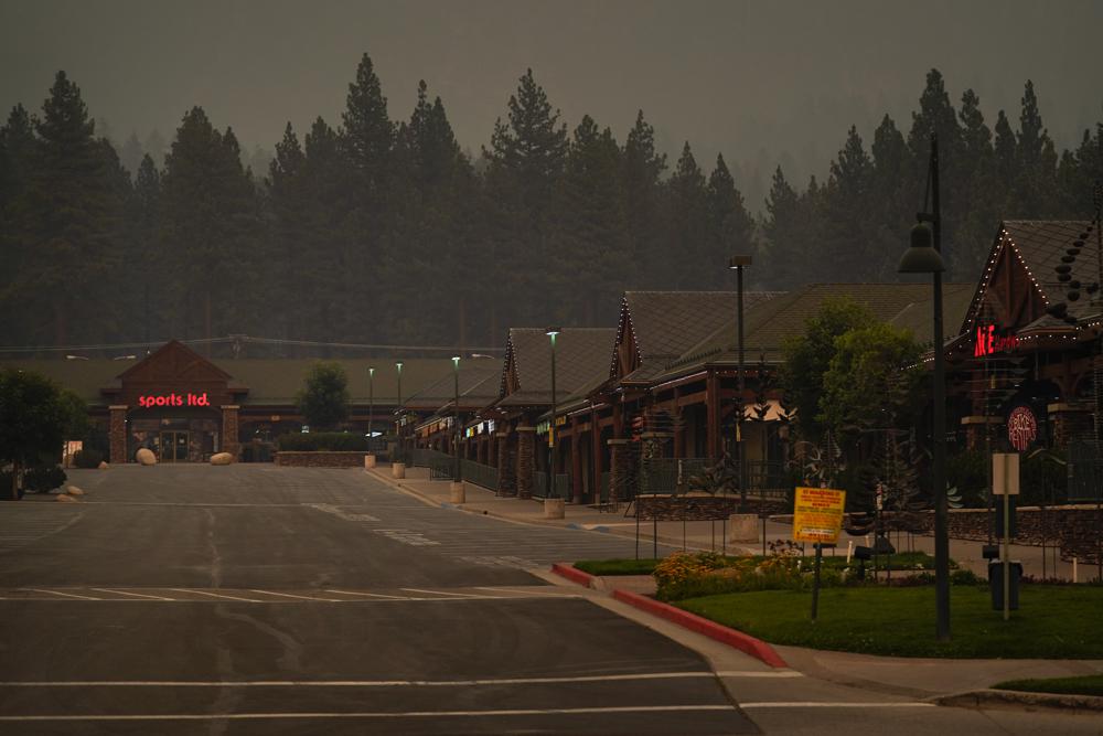 Evacuations lifted for thousands in Tahoe as wildfire stalls