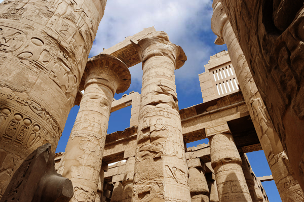 Karnak Temple - The Great Hypostyle Hall              - by: Mostafa el-Saghir -Ministry of Antiquities and              Tourism