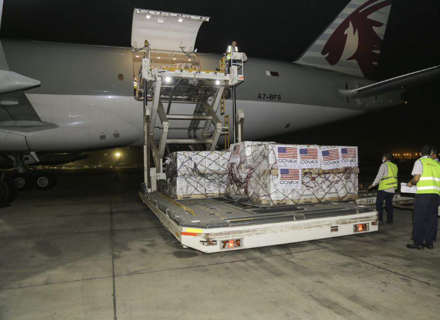 Egypt receives more 1.6 million doses of Pfizer vaccine in second shipment from US