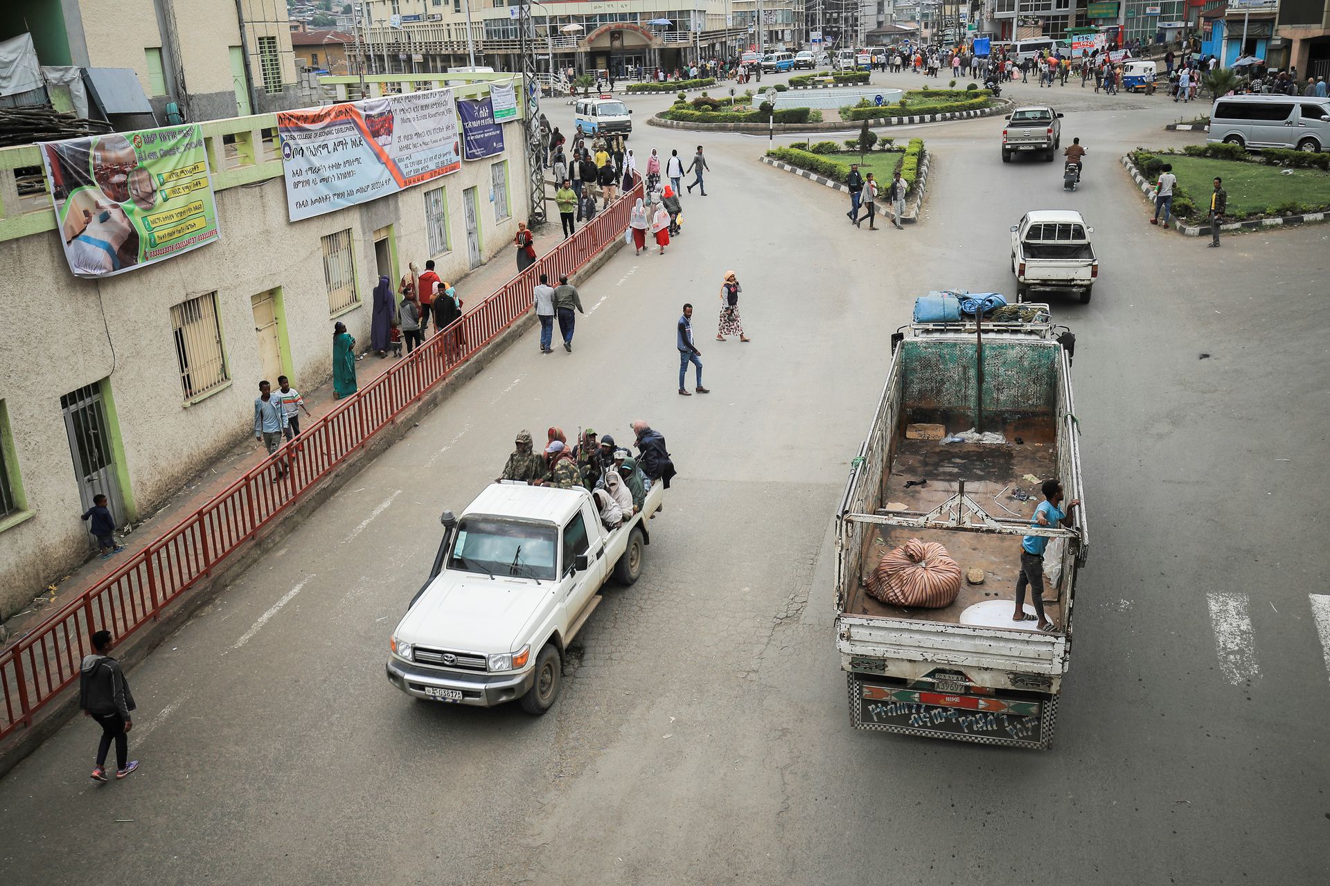 Tigrayan forces say they have taken town in Ethiopia’s Amhara region, government denies this