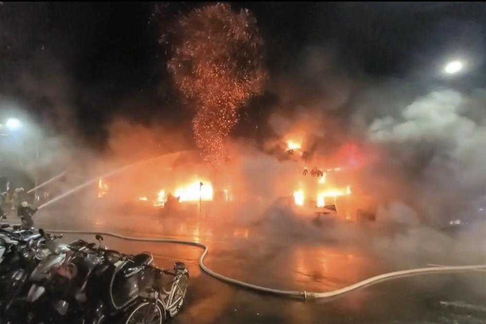 Fire leaves 25 dead, dozens injured in southern Taiwan