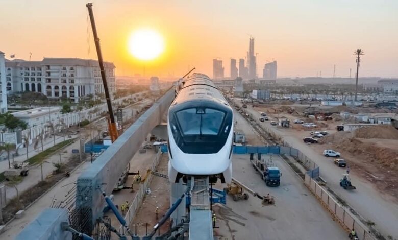 J7oOPbd9 Egypt Installs First Monorail In The New Administrative Capital 780x470 