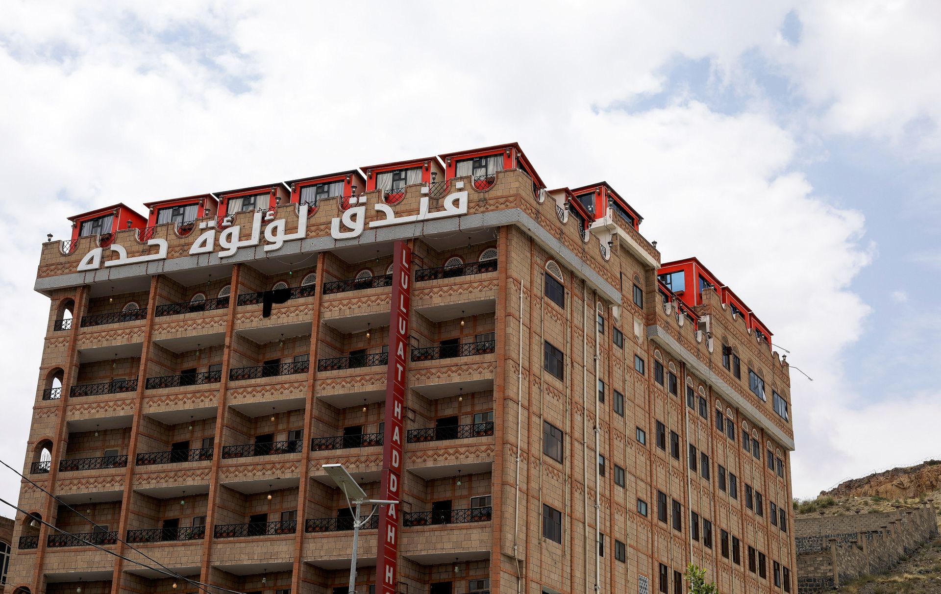 Cosy cabins appear on Sanaa hotel roofs as war curtails tourism elsewhere