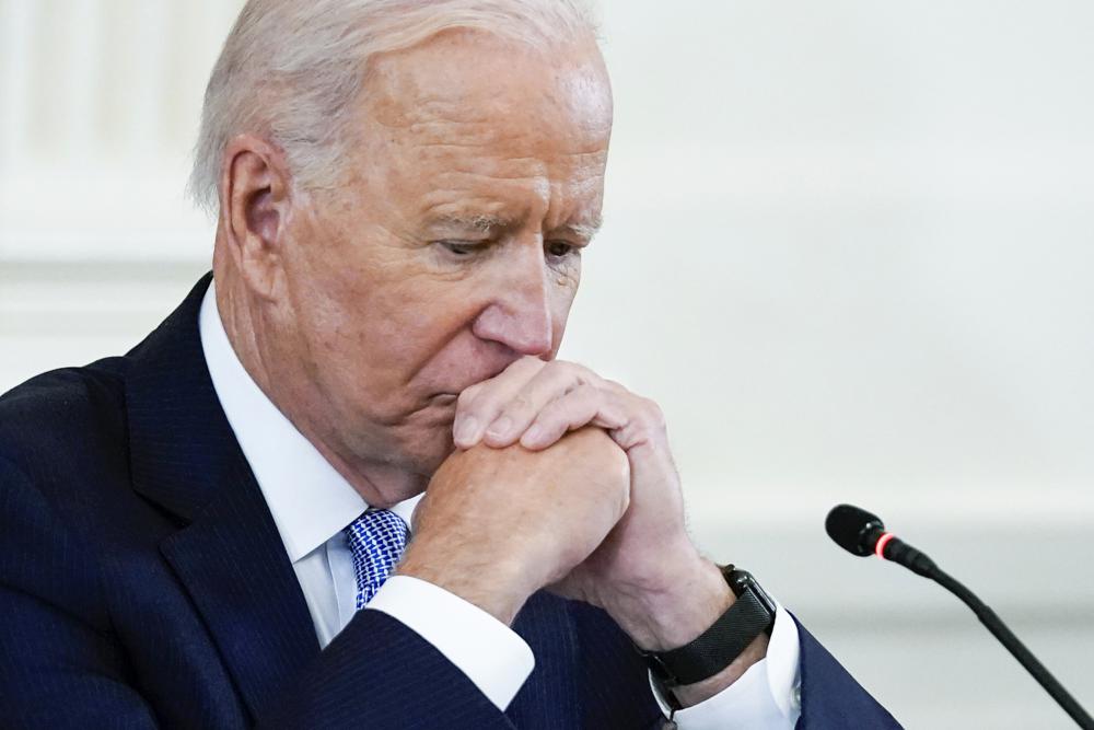 Biden’s approval slumps after a slew of crises: AP-NORC poll