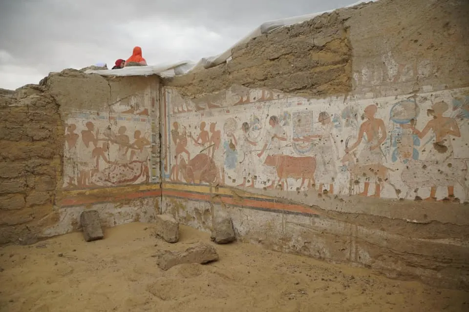 Photos: Egypt uncovers ancient temple-style tomb dating back to the reign of King Ramses II