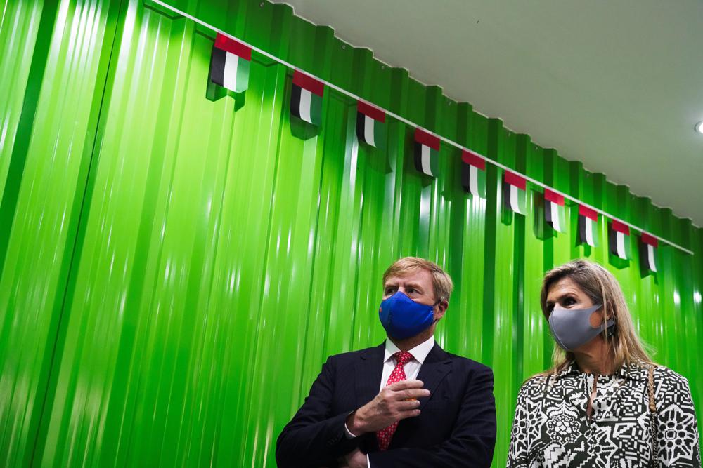 Dutch king, queen visit the United Arab Emirates