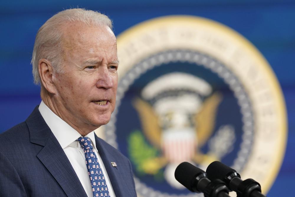 Biden pushes shots, not more restrictions as variant spreads