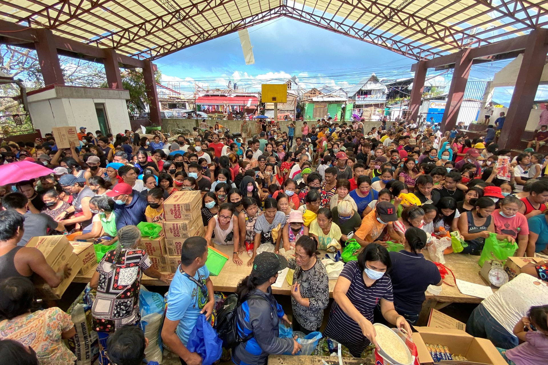 Food running out, Philippine typhoon survivors warn