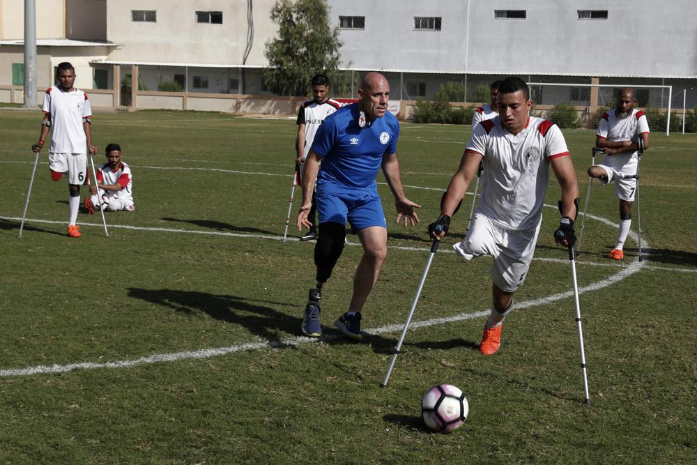 New soccer league helps Gaza amputees cope with war trauma New soccer league helps Gaza amputees cope with war trauma