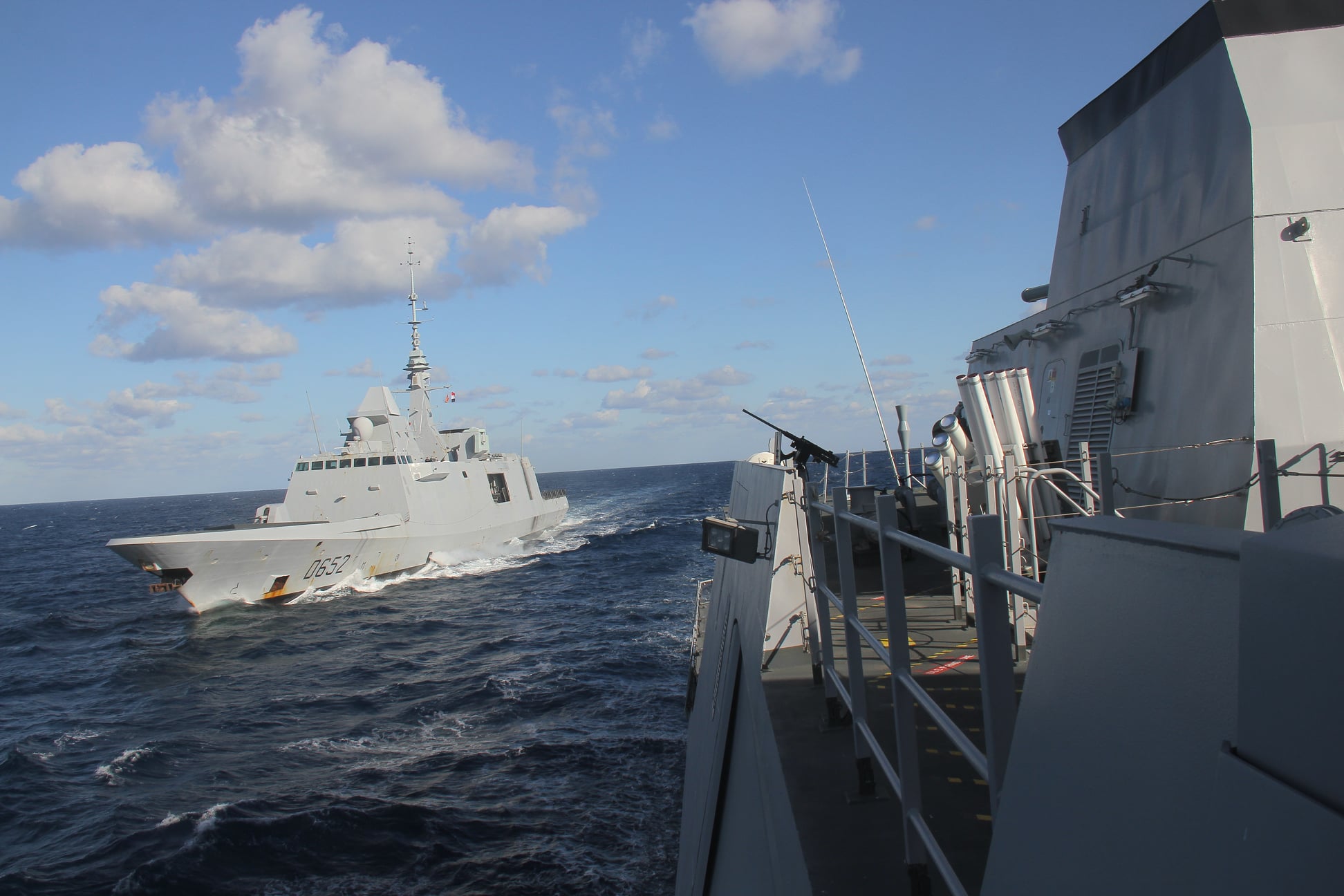 Photos: Egypt, France navies conduct transit training in the Mediterranean Sea