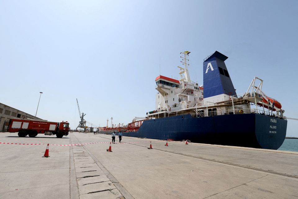 Saudi-led coalition says Huthi actions turn Yemen ports into legitimate targets Saudi-led coalition says Huthi actions turn Yemen ports into legitimate targets