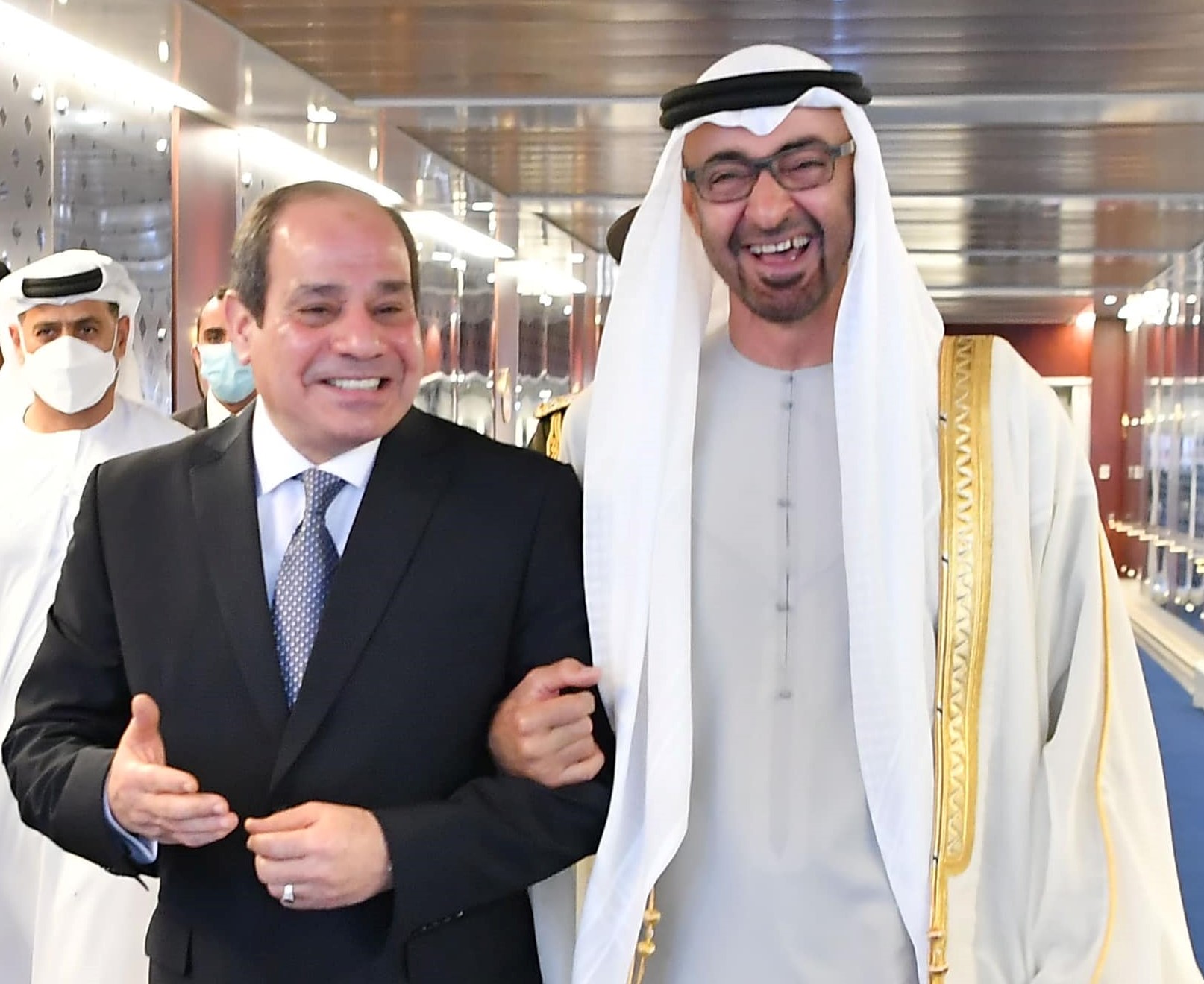 Sisi Meeting With His Highness Sheikh Mohamed Bin Zayed Al Nahyan