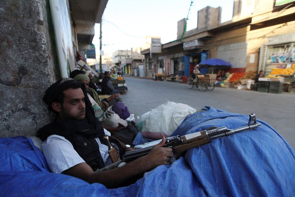 Biden says administration mulling re-designating Yemen&rsquo;s Houthis a terrorist group