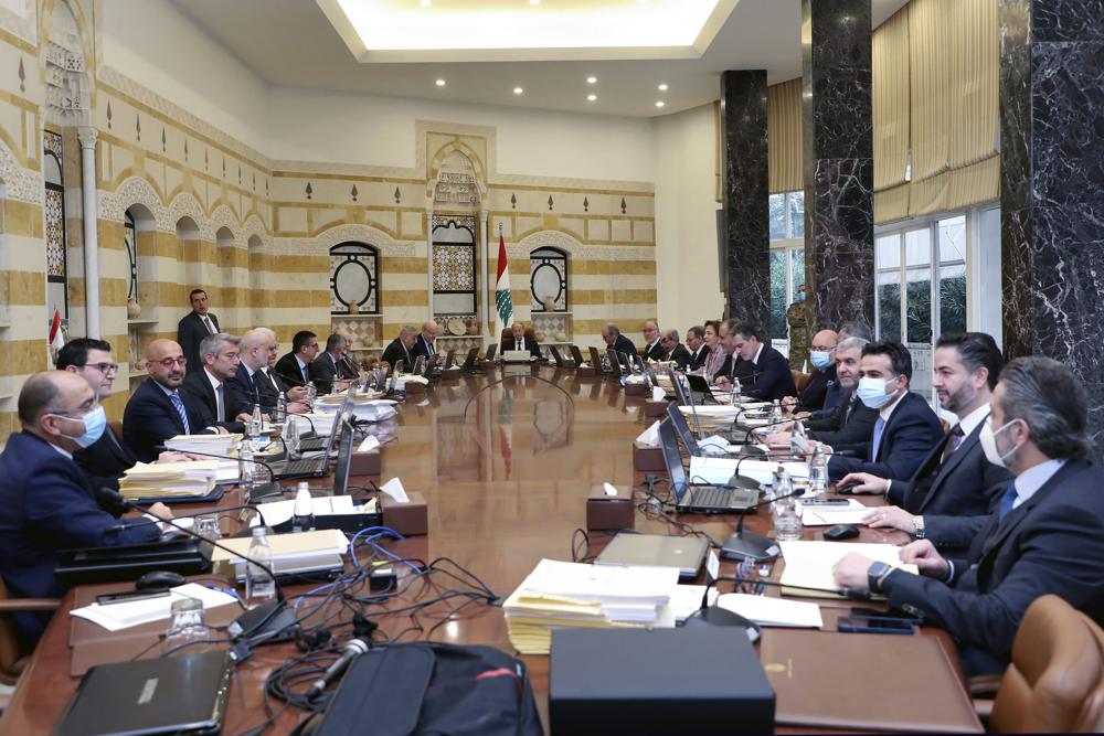 Lebanon&rsquo;s government holds budget meeting, 1st in months