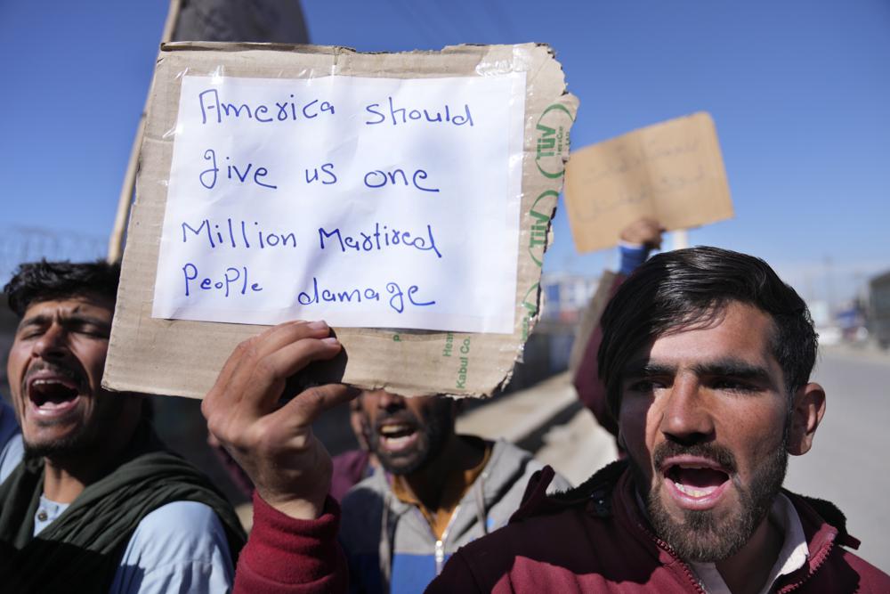 Afghans protest US move to unfreeze $3.5B for 9/11 victims