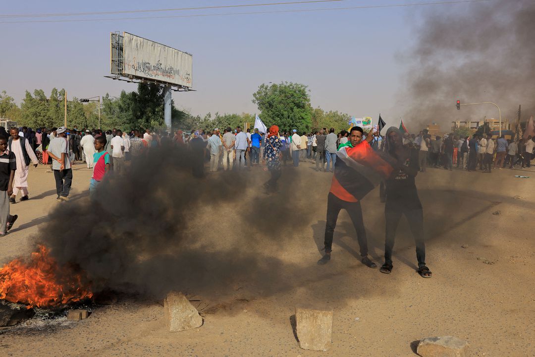Two protesters killed as thousands rally against Sudan coup &ndash; medics