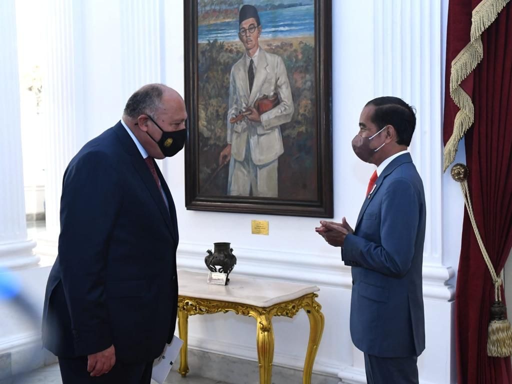 Egypt FM holds talks with Indonesian President