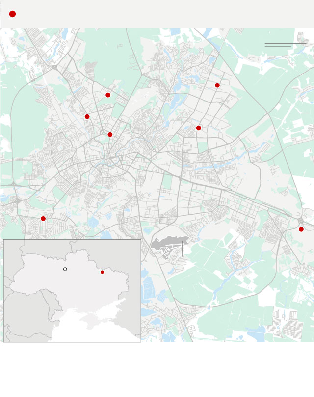 Russia sends a message to all of Ukraine by hitting civilian areas in Kharkiv