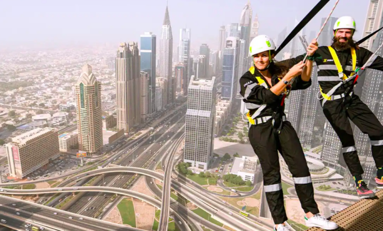 Sky Views Edge Walk in Dubai