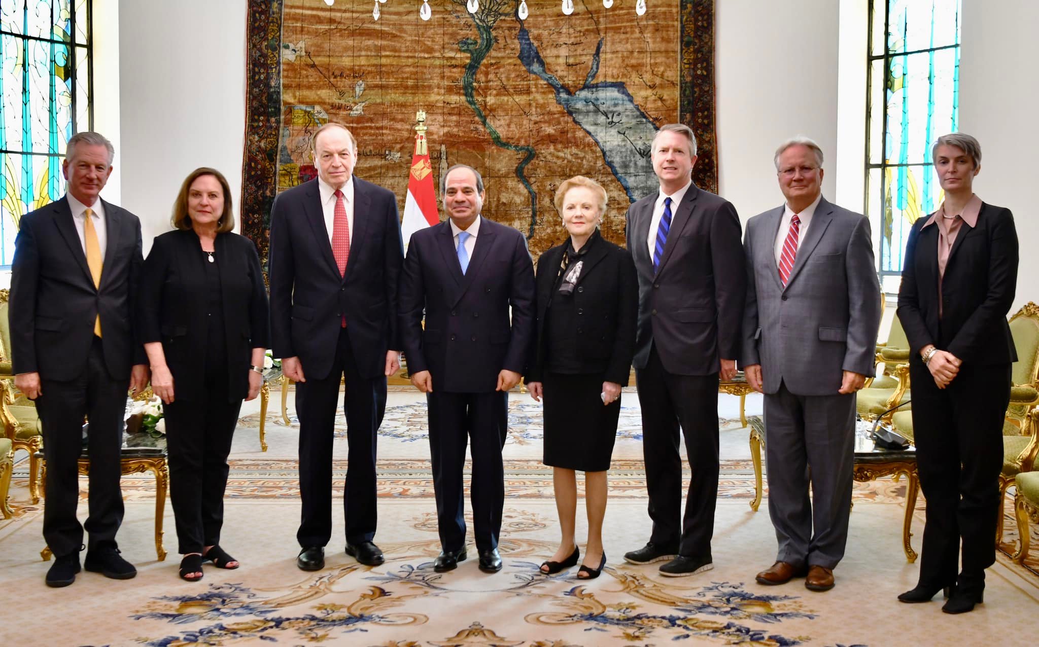 Sisi receives delegation from US Congress