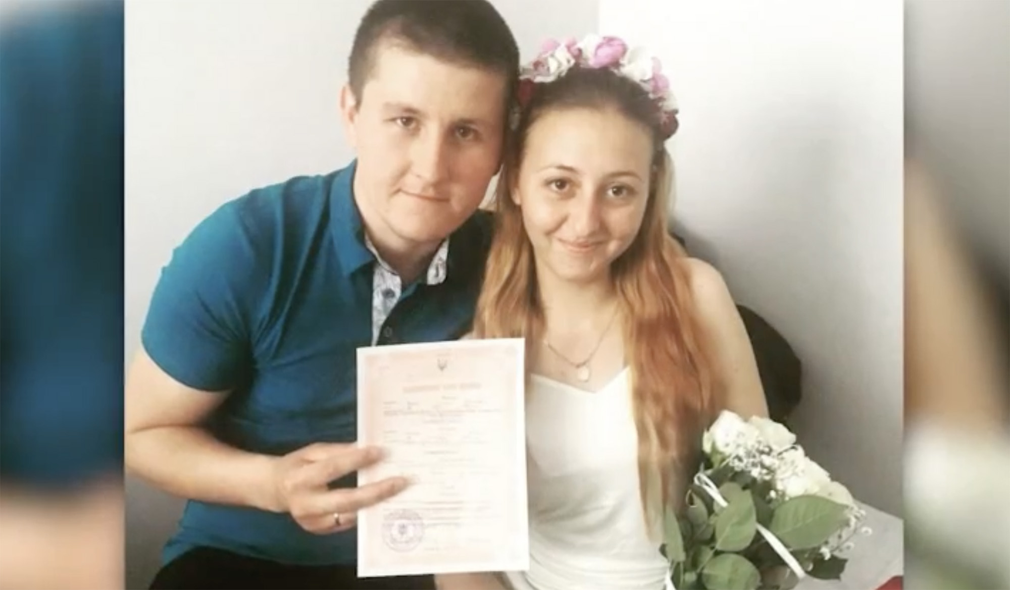 Ukrainian newlywed who lost legs in blast hopes to be walking down the aisle with prosthetics soon