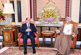 Sisi meets with Omani sultan